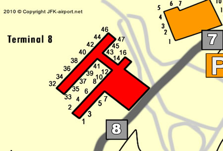 Jfk Terminal 8 Gate Map Terminal 8 | JFK Airport